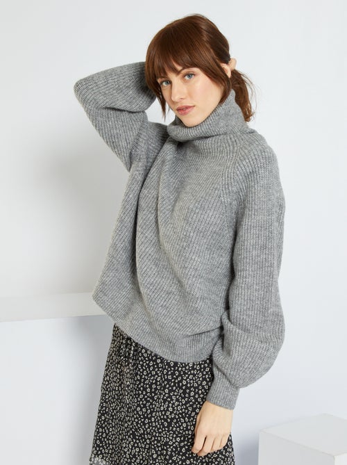 Camisola de gola alta - Kiabi