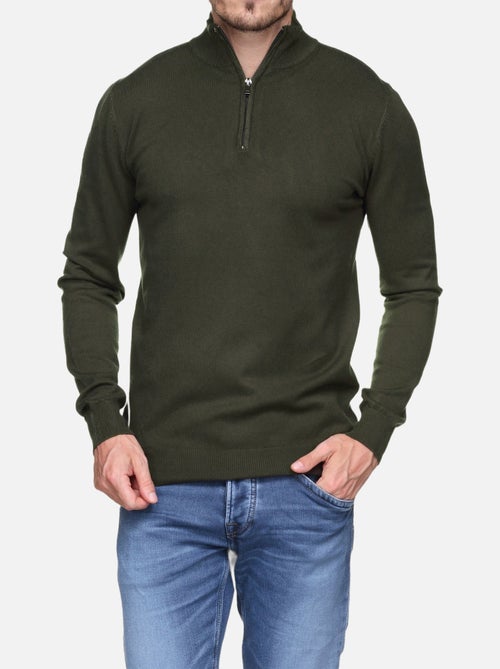 Camisola de gola alta com fecho - Kenzarro - Kiabi Camisola de gola alta com fecho - Kenzarro - Kiabi