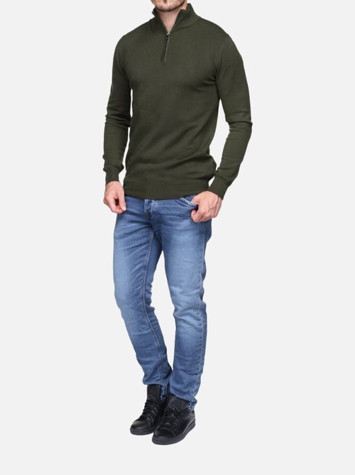Camisola de gola alta com fecho - Kenzarro - Kiabi Camisola de gola alta com fecho - Kenzarro - Kiabi