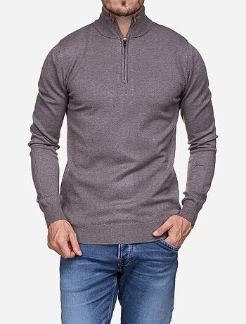 Camisola de gola alta com fecho - Kenzarro