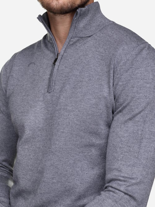 Camisola de gola alta com fecho - Kenzarro - Kiabi Camisola de gola alta com fecho - Kenzarro - Kiabi