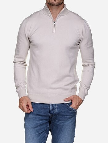 Camisola de gola alta com fecho - Kenzarro