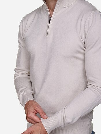 Camisola de gola alta com fecho - Kenzarro
