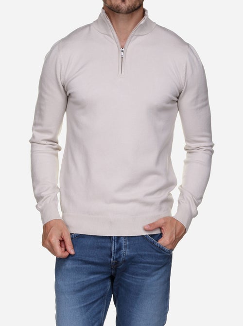 Camisola de gola alta com fecho - Kenzarro - Kiabi Camisola de gola alta com fecho - Kenzarro - Kiabi