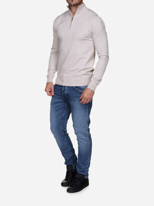 Camisola de gola alta com fecho - Kenzarro - Kiabi Camisola de gola alta com fecho - Kenzarro - Kiabi