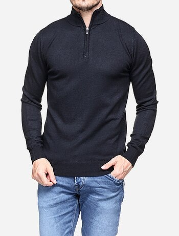 Camisola de gola alta com fecho - Kenzarro