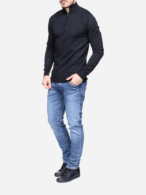 Camisola de gola alta com fecho - Kenzarro - Kiabi Camisola de gola alta com fecho - Kenzarro - Kiabi