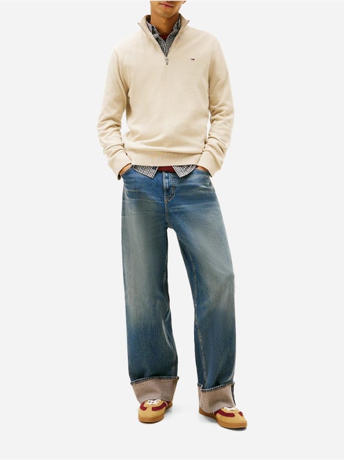 Camisola de gola alta com fecho - tommy jeans - Kiabi