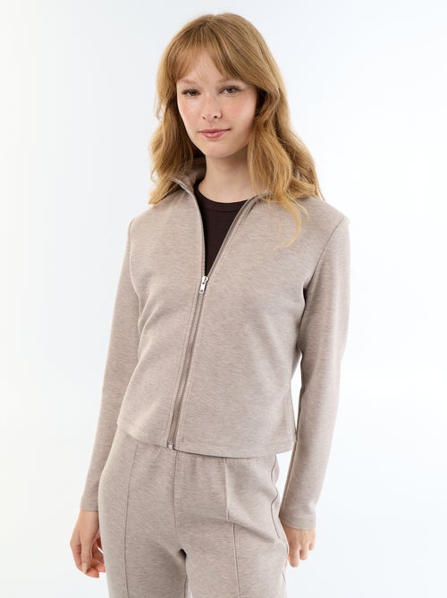 Camisola de gola alta com fecho - Kiabi Camisola de gola alta com fecho - Kiabi