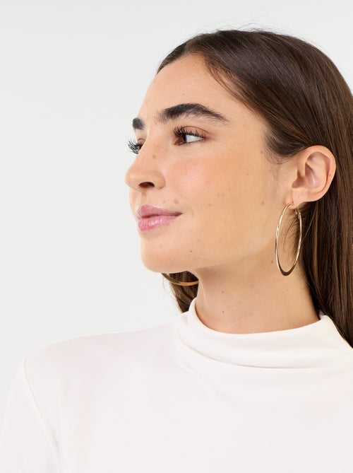 Camisola de gola alta elástica - Kiabi Camisola de gola alta elástica - Kiabi