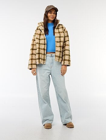 Camisola de Gola Alta em Malha Grossa