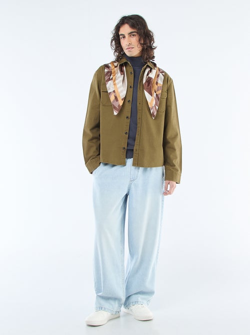 Camisola de gola alta lisa - Kiabi