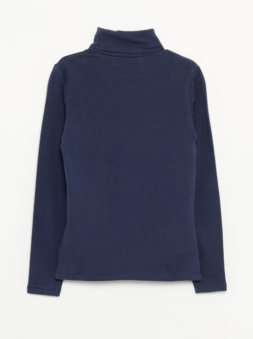 Camisola de gola alta lisa - Kiabi