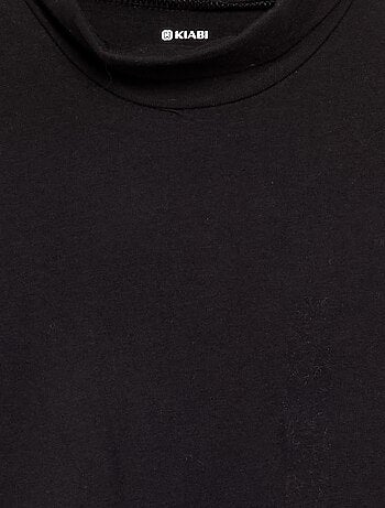 Camisola de gola alta lisa
