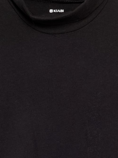 Camisola de gola alta lisa - Kiabi