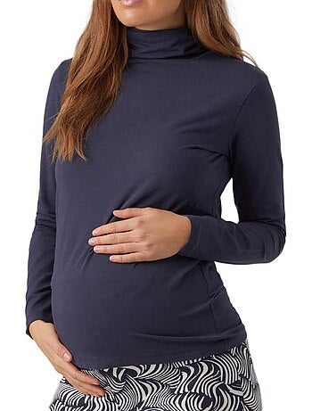 Camisola de Gola Alta Mamalicious para Mulher