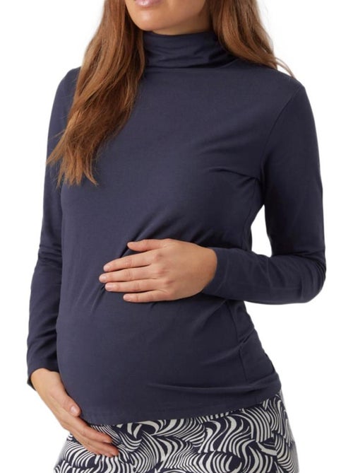 Camisola de Gola Alta Mamalicious para Mulher - Kiabi Camisola de Gola Alta Mamalicious para Mulher - Kiabi