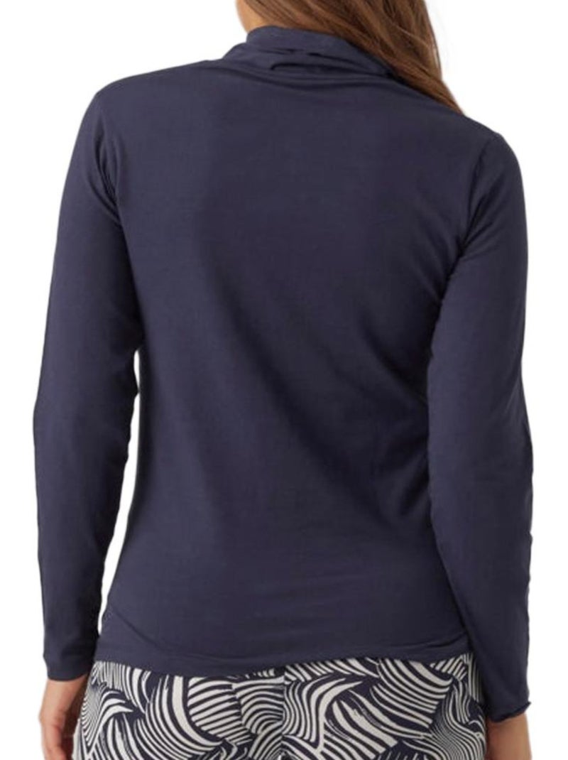 Camisola de Gola Alta Mamalicious para Mulher Azul-marinho - Kiabi