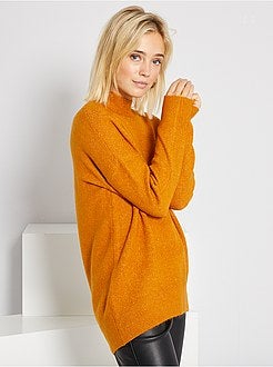 Camisola de gola alta - Kiabi