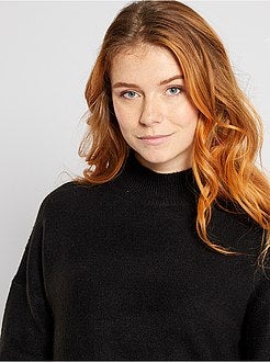 Camisola de gola alta - Kiabi