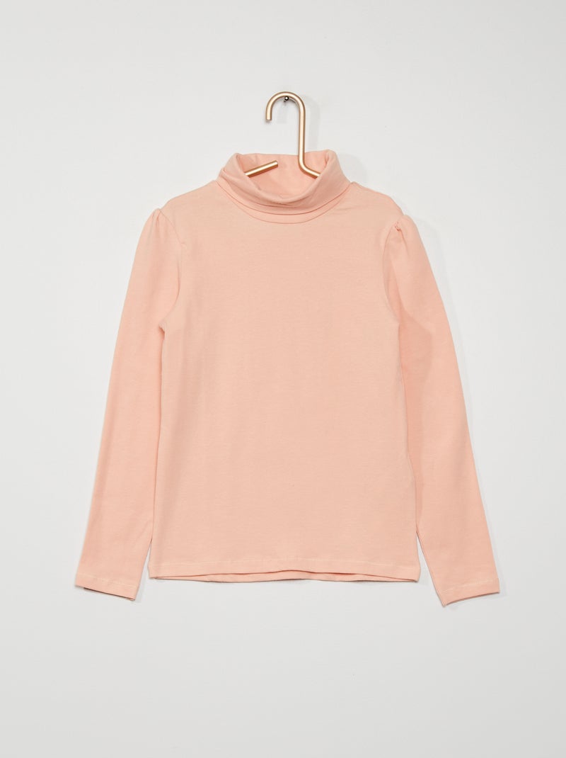 Camisola de gola alta ROSA - Kiabi