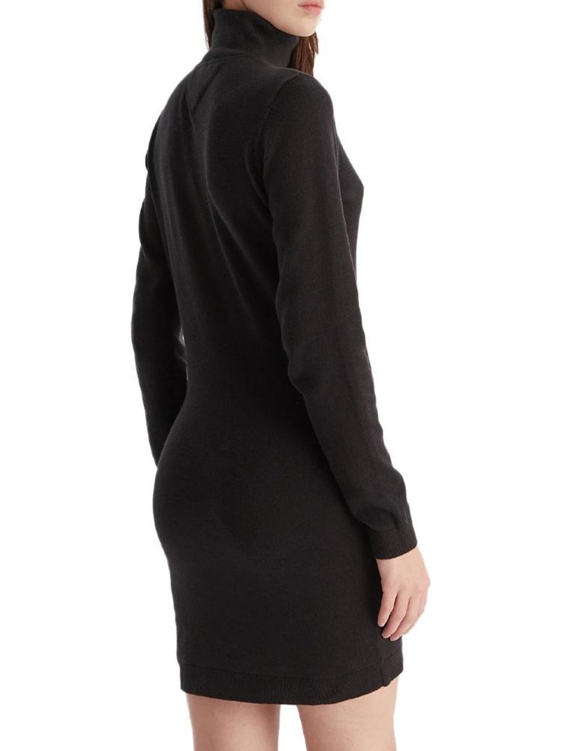 Camisola de Gola Alta Tommy Hilfiger Tjw Ess Preta para Mulher Preto - Kiabi
