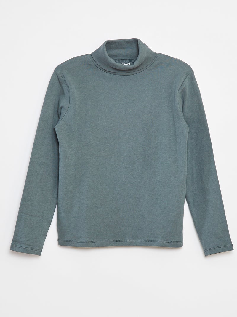 Camisola de gola alta Verde - Kiabi