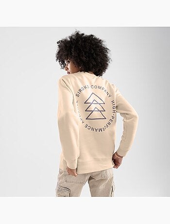 Camisola de gola arredondada para mulher
