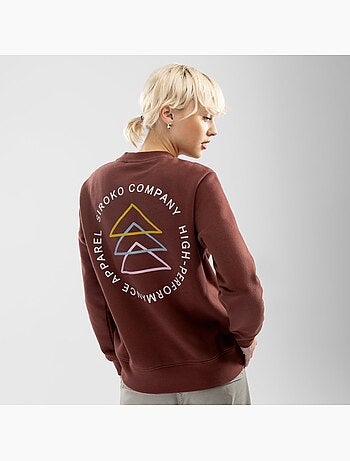 Camisola de gola arredondada para mulher