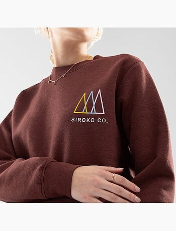 Camisola de gola arredondada para mulher