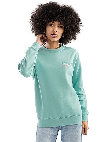 Camisola de gola arredondada para mulher
