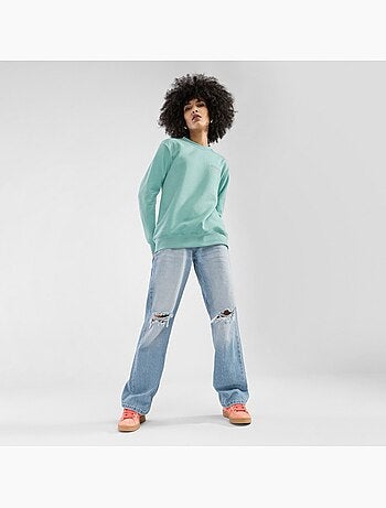 Camisola de gola arredondada para mulher