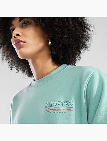 Camisola de gola arredondada para mulher
