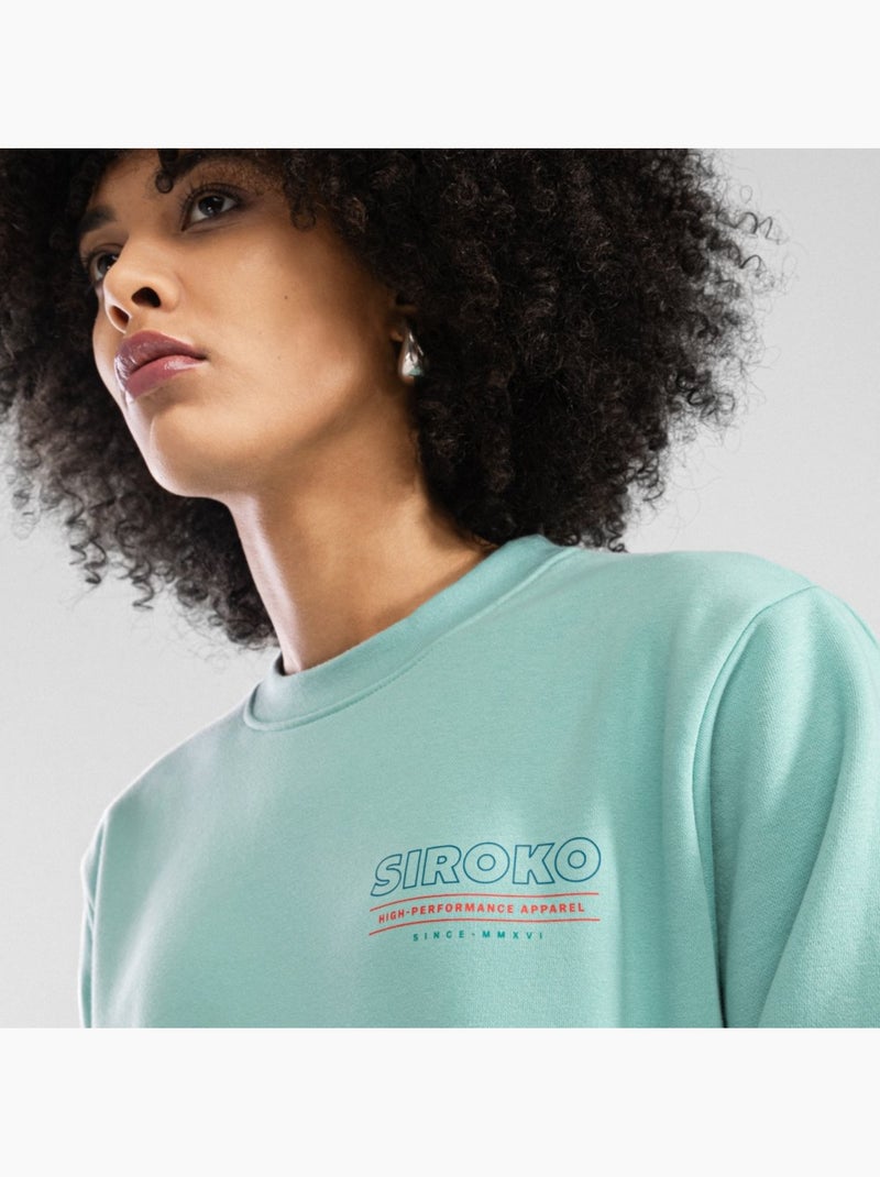 Camisola de gola arredondada para mulher Verde - Kiabi