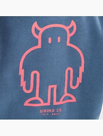 Camisola de gola arredondada para rapariga