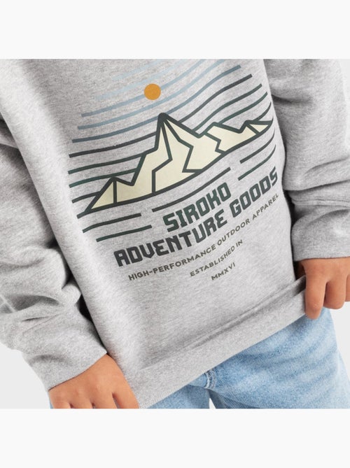 Camisola de gola arredondada para rapariga - Kiabi Camisola de gola arredondada para rapariga - Kiabi