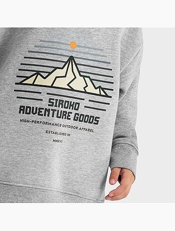 Camisola de gola arredondada para rapaz