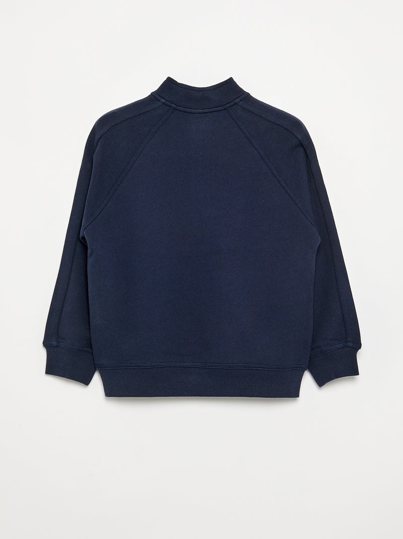 Camisola de gola de camionista Azul - Kiabi