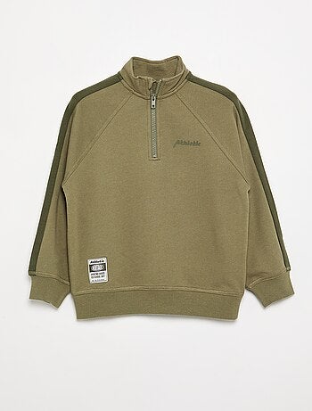 Camisola de gola de camionista