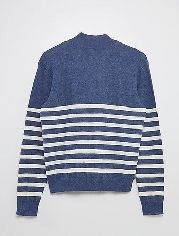 Camisola de gola de camionista marinheira - coleção fácil de vestir