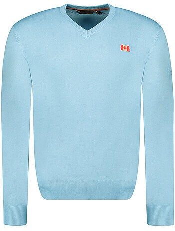 Camisola de gola em v felineak – canadian peak