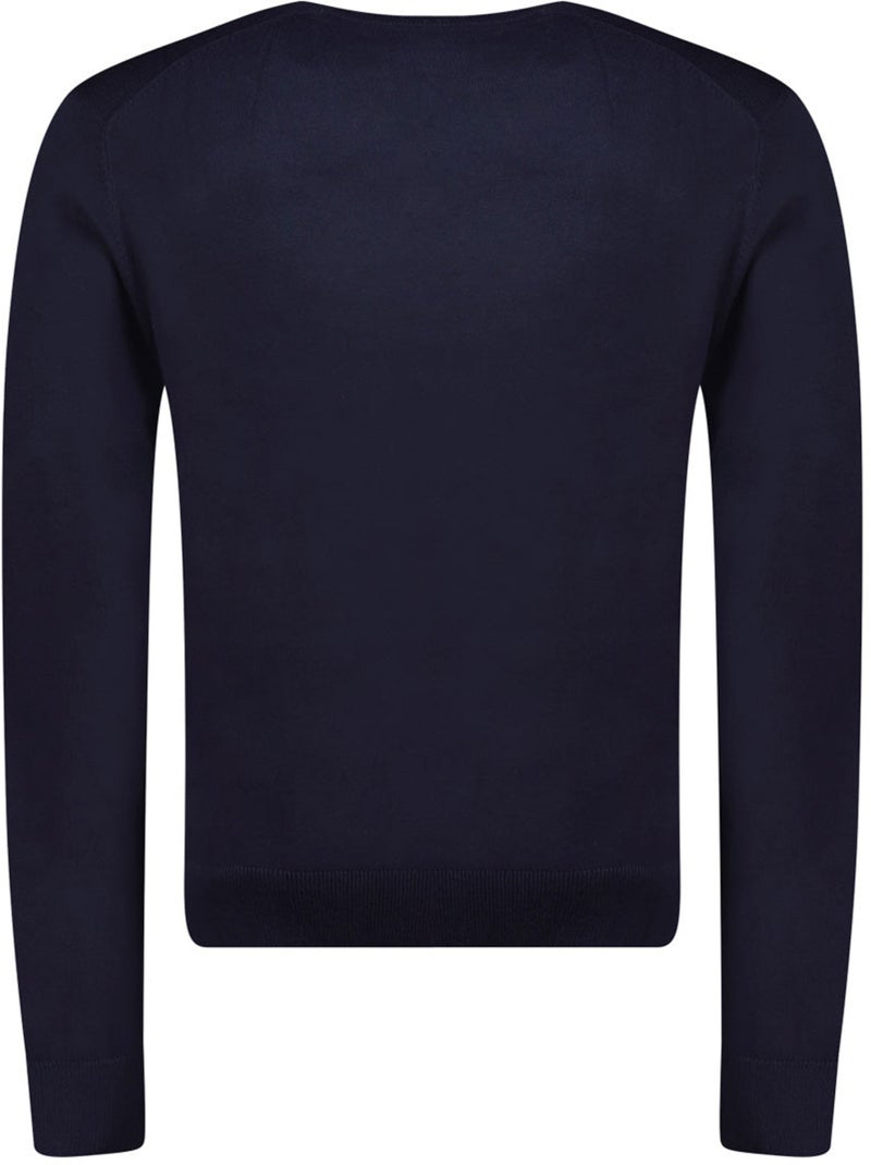 Camisola de gola em v felineak – canadian peak Azul-marinho - Kiabi