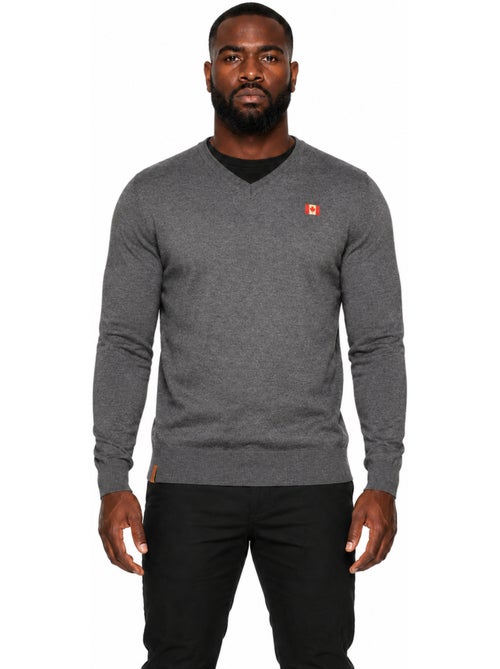 Camisola de gola em v felineak – canadian peak - Kiabi