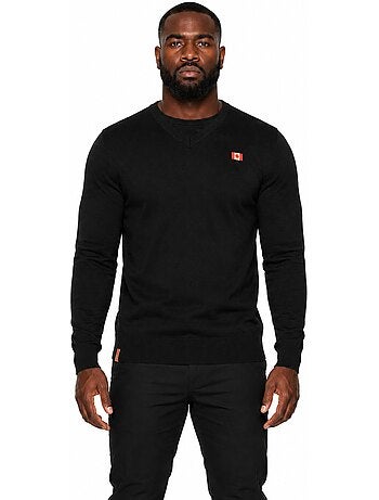 Camisola de gola em v felineak – canadian peak