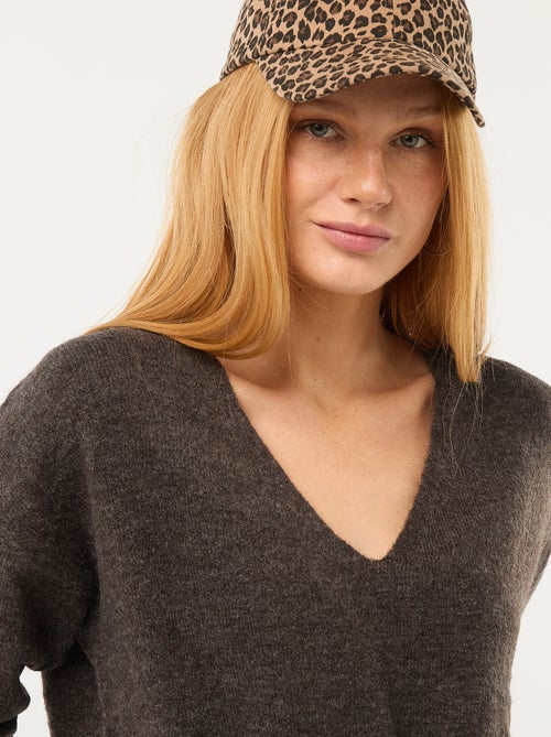 Camisola de gola em V 'JDY' - Kiabi