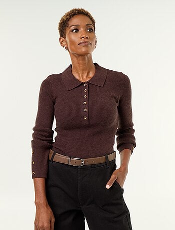 Camisola de gola polo