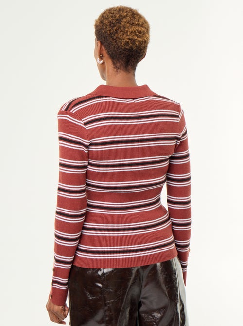 Camisola de gola polo - Kiabi