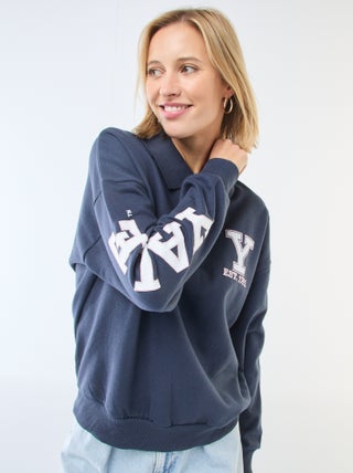 Camisola de gola polo com mangas compridas estampada