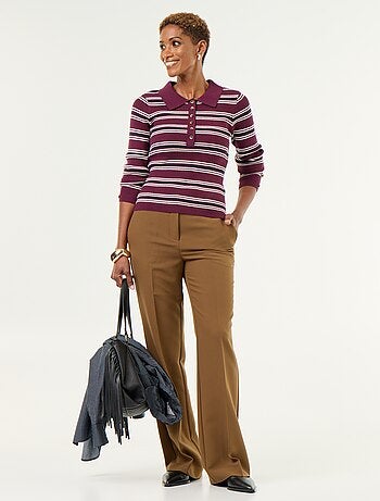 Camisola de gola polo