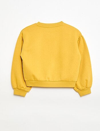 Camisola de gola redonda com estampado - Grafik Edition